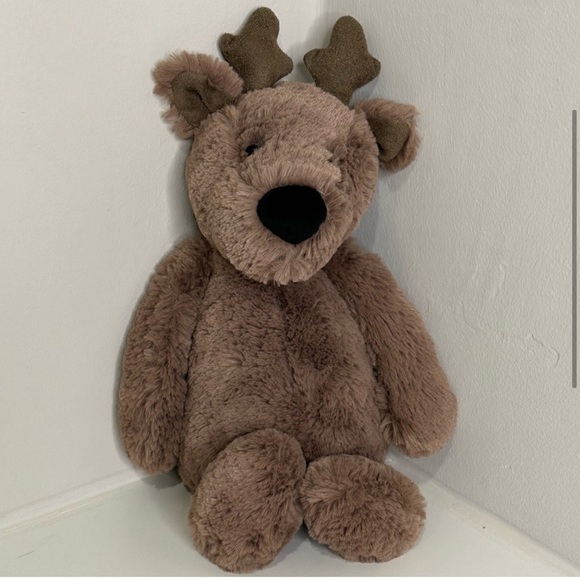 Jellycat Retired Bashful Reindeer - Picture 2 of 2